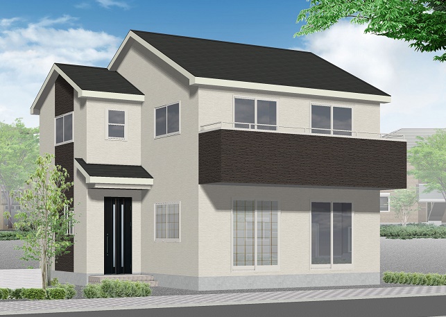 関辺上ノ原4号棟パース