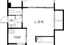 ガーデンコート弐・参番館中部屋間取り