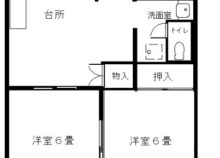 アレードハイツA間取り図