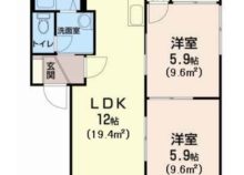 フォーレス102間取り