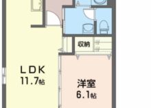ガーデンコート五番館202号室間取り