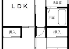 高山ハイツ102間取