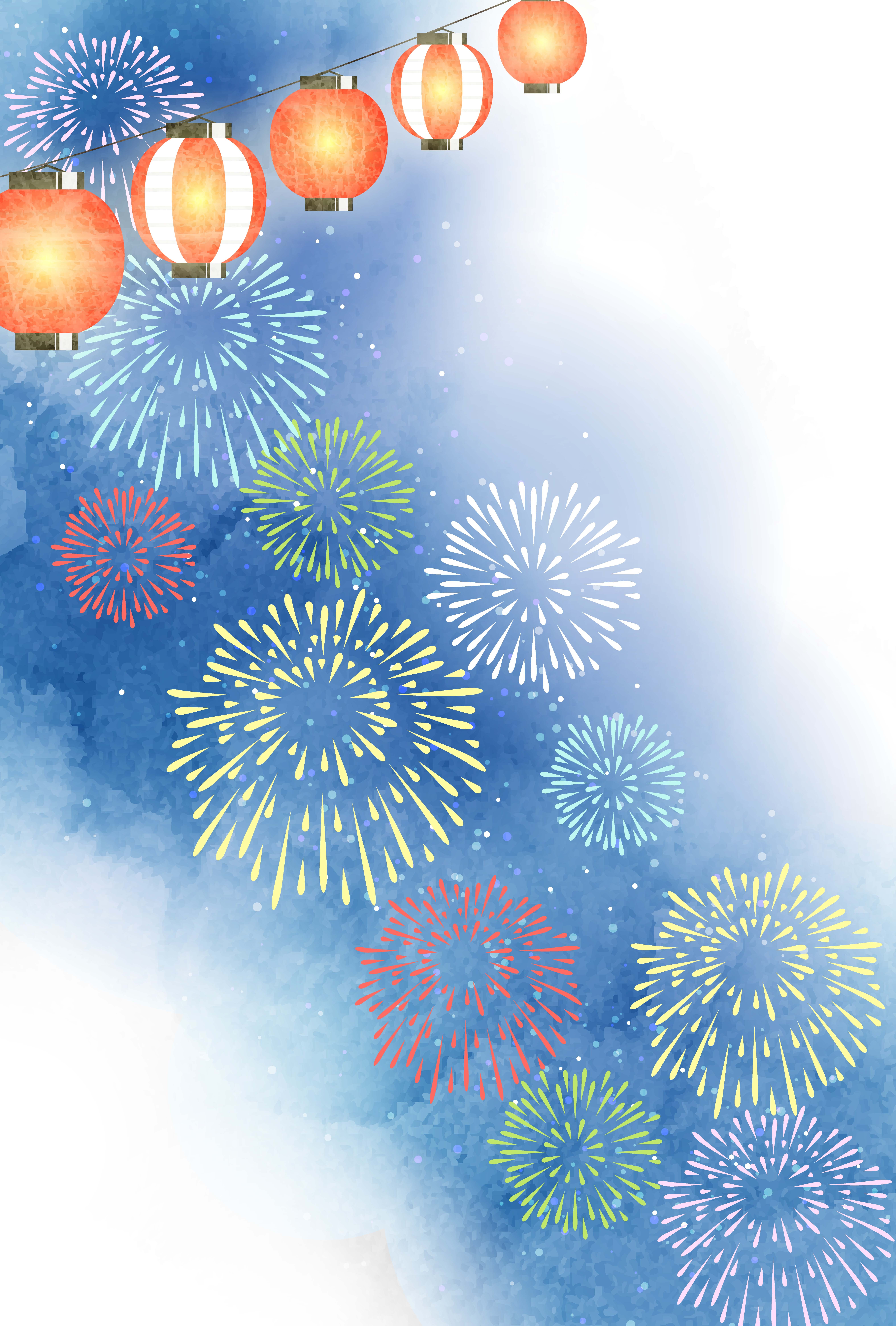 8月イラストお盆